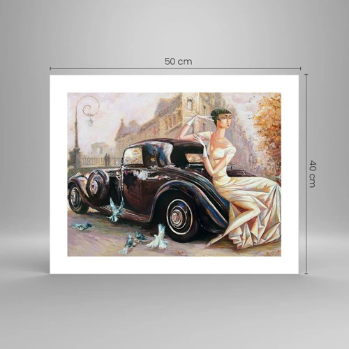 Plakat - Retro elegance - 50x40 cm