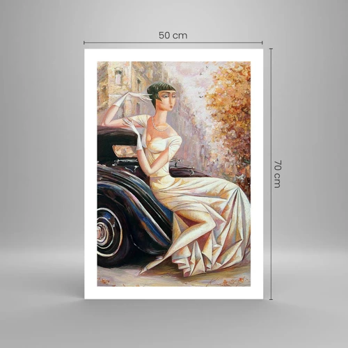 Plakat - Retro elegance - 50x70 cm