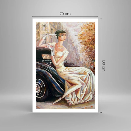 Plakat - Retro elegance - 70x100 cm