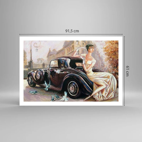 Plakat - Retro elegance - 91x61 cm