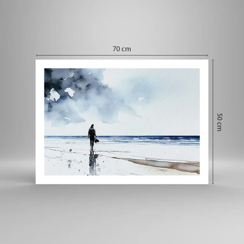 Plakat - Samtale med havet - 70x50 cm