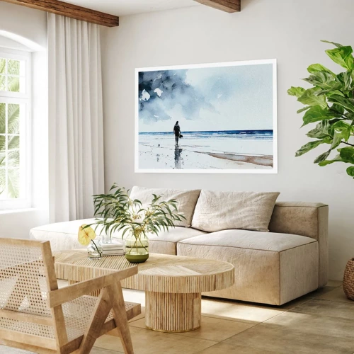 Plakat - Samtale med havet - 70x50 cm