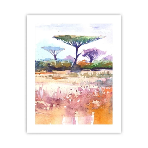 Plakat - Savannens farver - 40x50 cm