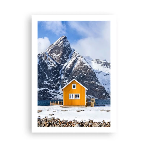Plakat - Skandinavisk ferie - 50x70 cm