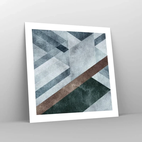 Plakat - Sofistikeret elegance i geometri - 50x50 cm