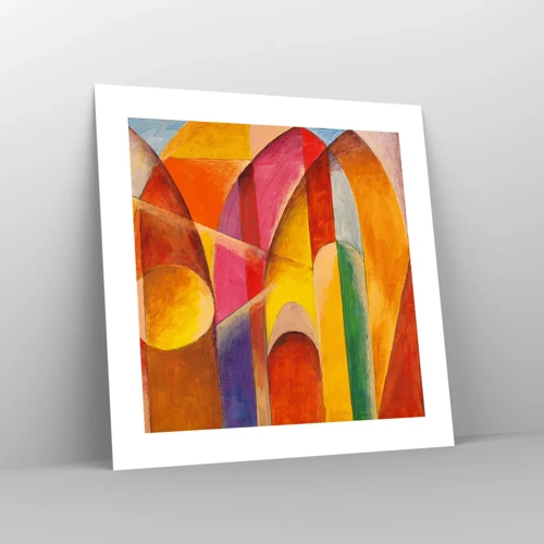 Plakat - Solens katedral - 40x40 cm