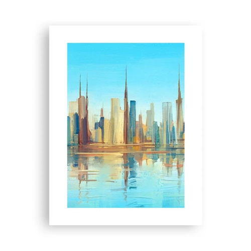 Plakat - Solrig metropol - 30x40 cm