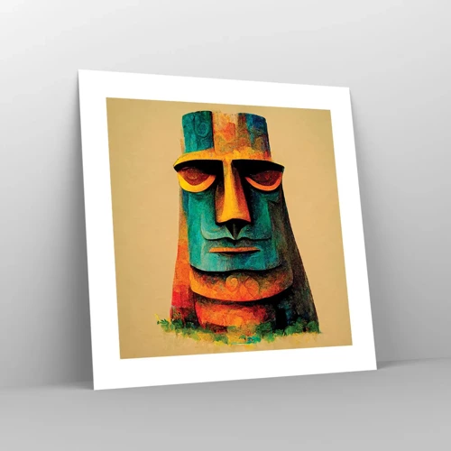 Plakat - Statuarisk, men alligevel sympatisk - 40x40 cm