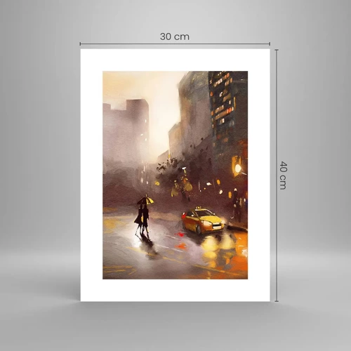Plakat - Til New Yorks lys - 30x40 cm