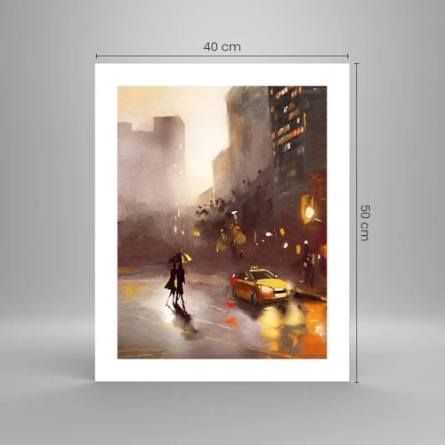 Plakat - Til New Yorks lys - 40x50 cm