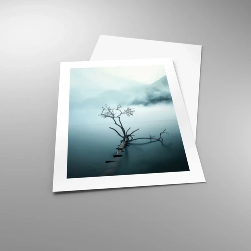 Plakat - Ud af vand og tåge - 40x50 cm