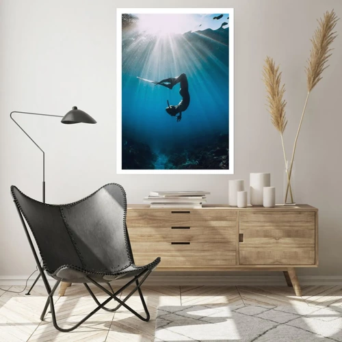 Plakat - Undervandsdans - 30x40 cm