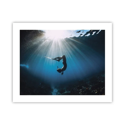 Plakat - Undervandsdans - 50x40 cm