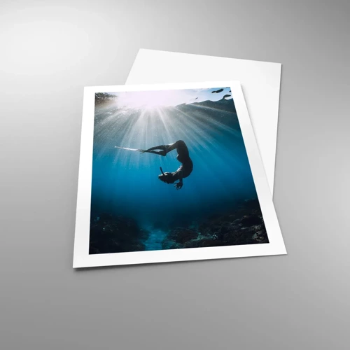 Plakat - Undervandsdans - 50x70 cm