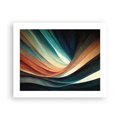 Plakat - Vævet af farver - 50x40 cm