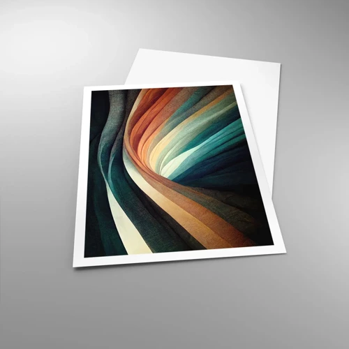 Plakat - Vævet af farver - 70x100 cm
