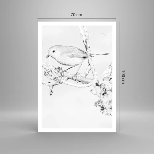 Plakat - Vintermorgen - 70x100 cm