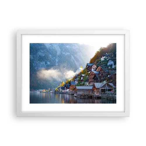 Plakat i hvid ramme - Alpine climes - 40x30 cm