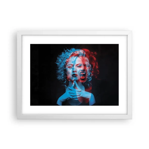 Plakat i hvid ramme - Alter ego - 40x30 cm