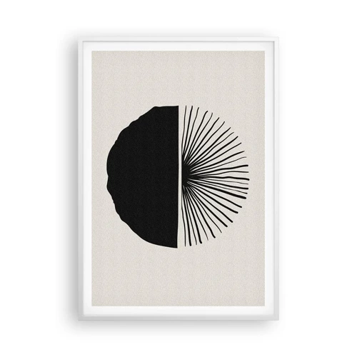 Plakat i hvid ramme - En vifte af muligheder - 70x100 cm