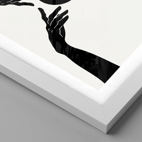 Plakat i hvid ramme - Et hemmeligt tegn - 30x40 cm