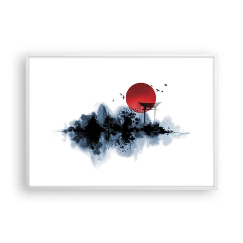 Plakat i hvid ramme - Et japansk synspunkt - 100x70 cm
