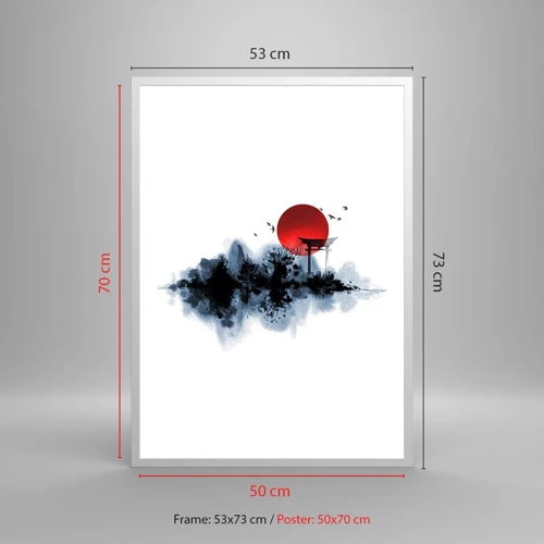 Plakat i hvid ramme - Et japansk synspunkt - 50x70 cm