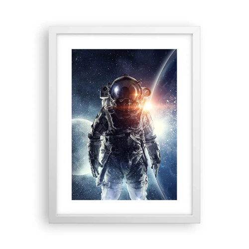 Plakat i hvid ramme - Et kosmisk eventyr - 30x40 cm