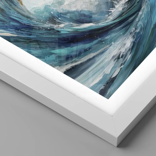 Plakat i hvid ramme - Havets portal - 30x40 cm