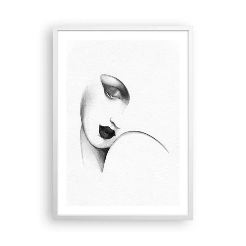 Plakat i hvid ramme - I Lempickas stil - 50x70 cm
