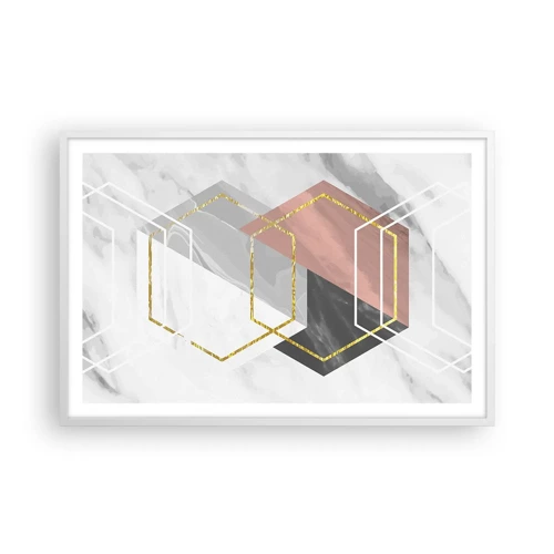 Plakat i hvid ramme - Kædesammensætning - 91x61 cm