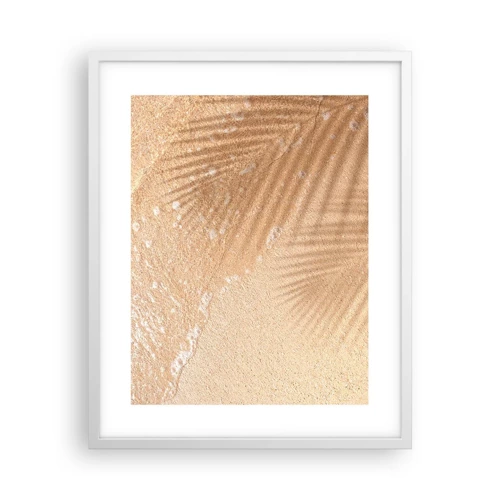 Plakat i hvid ramme - Skyggen af en varm sommer - 40x50 cm