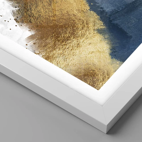 Plakat i hvid ramme - Sommerens farver - 30x40 cm