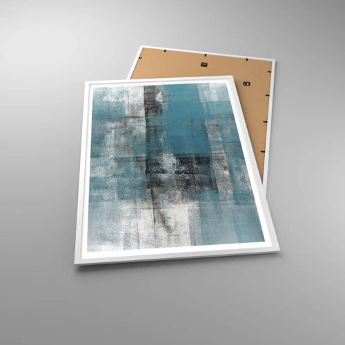 Plakat i hvid ramme - Vand og luft - 70x100 cm