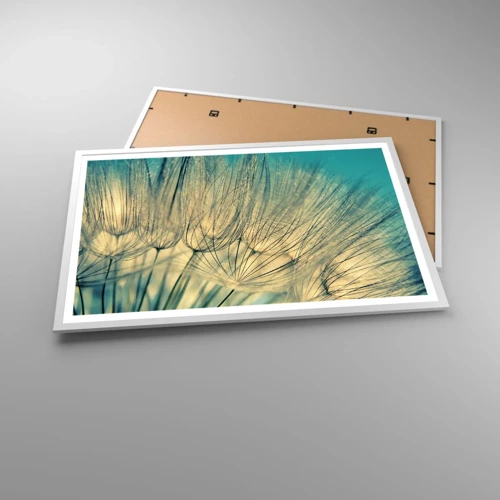 Plakat i hvid ramme - Venter på vinden - 91x61 cm