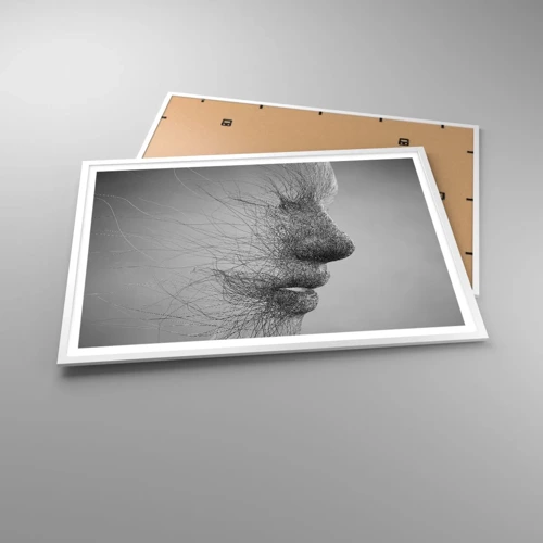 Plakat i hvid ramme - Vindens ånd - 100x70 cm