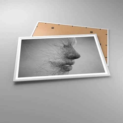 Plakat i hvid ramme - Vindens ånd - 91x61 cm