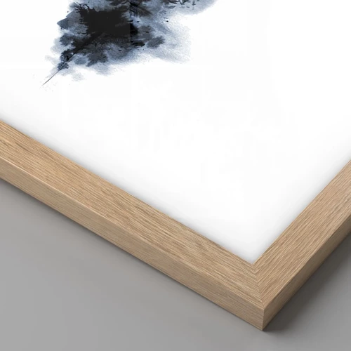Plakat i ramme af lyst egetræ - Et japansk synspunkt - 70x100 cm