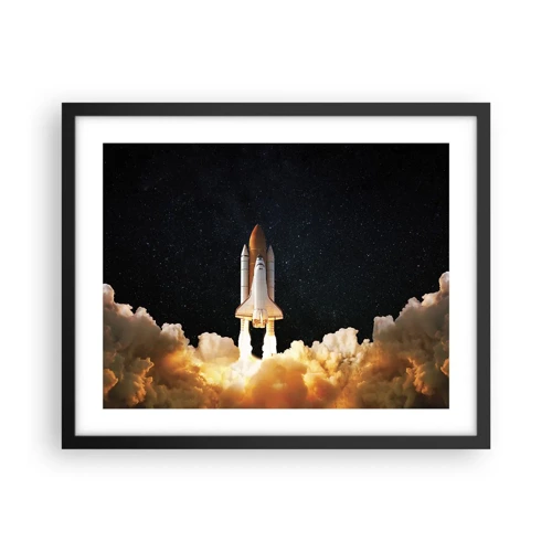 Plakat i sort ramme - Ad astra! - 50x40 cm