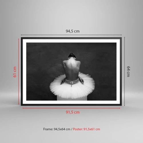 Plakat i sort ramme - Blomstrer nu - 91x61 cm