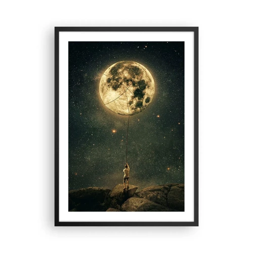 Plakat i sort ramme - En, der stjal månen - 50x70 cm