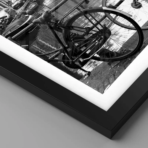 Plakat i sort ramme - En meget hollandsk udsigt - 61x91 cm