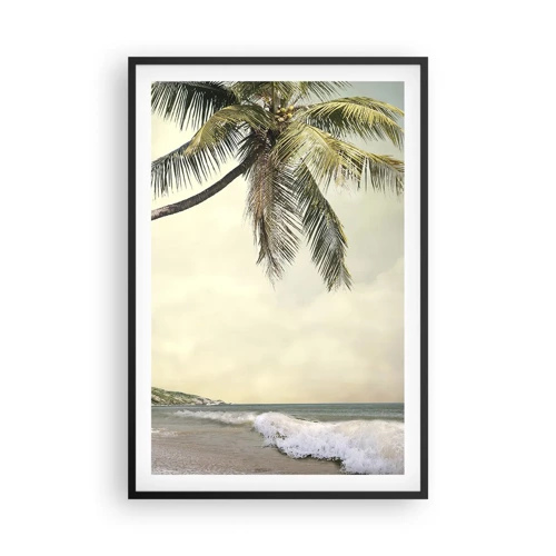 Plakat i sort ramme - En tropisk drøm - 61x91 cm