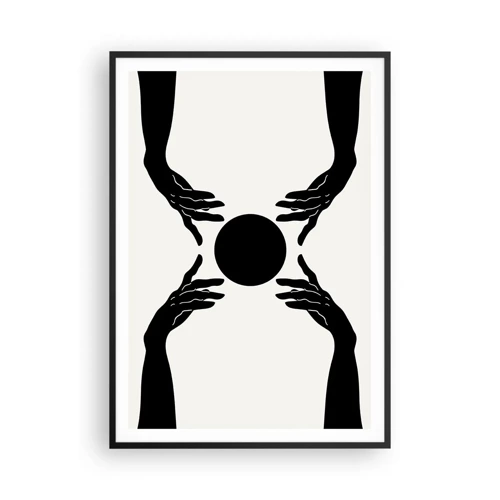 Plakat i sort ramme - Et hemmeligt tegn - 70x100 cm