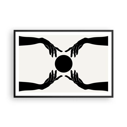 Plakat i sort ramme - Et hemmeligt tegn - 91x61 cm