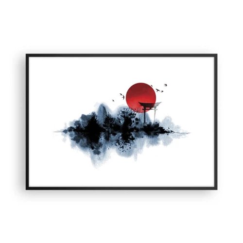 Plakat i sort ramme - Et japansk synspunkt - 100x70 cm