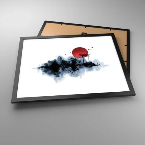 Plakat i sort ramme - Et japansk synspunkt - 50x40 cm