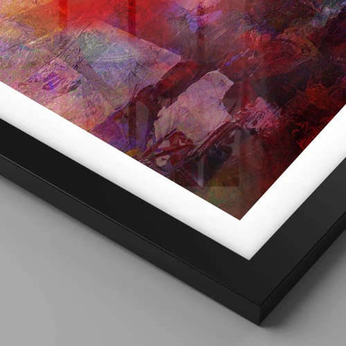 Plakat i sort ramme - Et kig ind i regnbuen - 40x50 cm