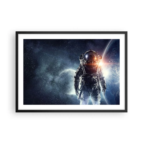 Plakat i sort ramme - Et kosmisk eventyr - 70x50 cm