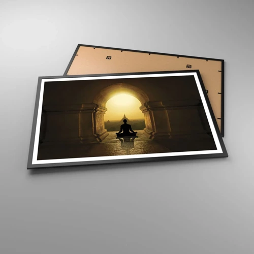 Plakat i sort ramme - Fuldkommen harmoni - 91x61 cm